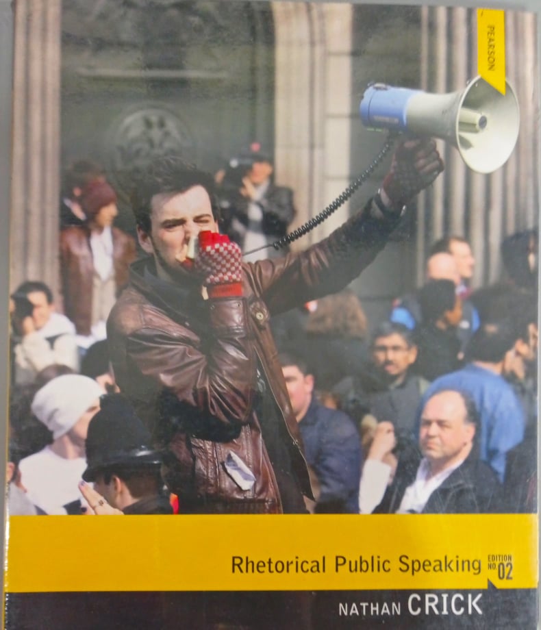 Book cover: Rhetorical public speaking
