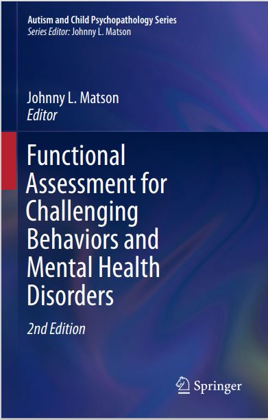Book cover: Functional assessment for challenging behaviors and mental health disorders.