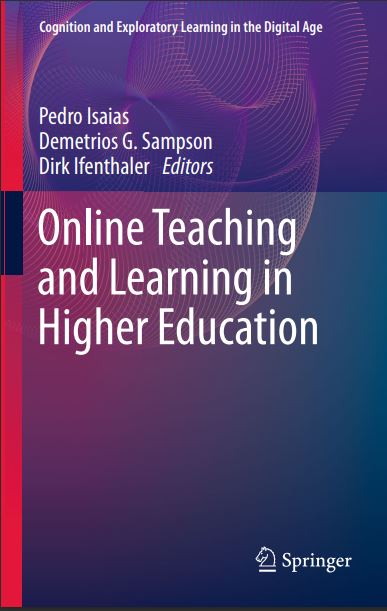 Book cover: Online teaching and learning in higher education