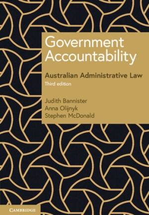 Book cover: Government accountability : Australian administrative law