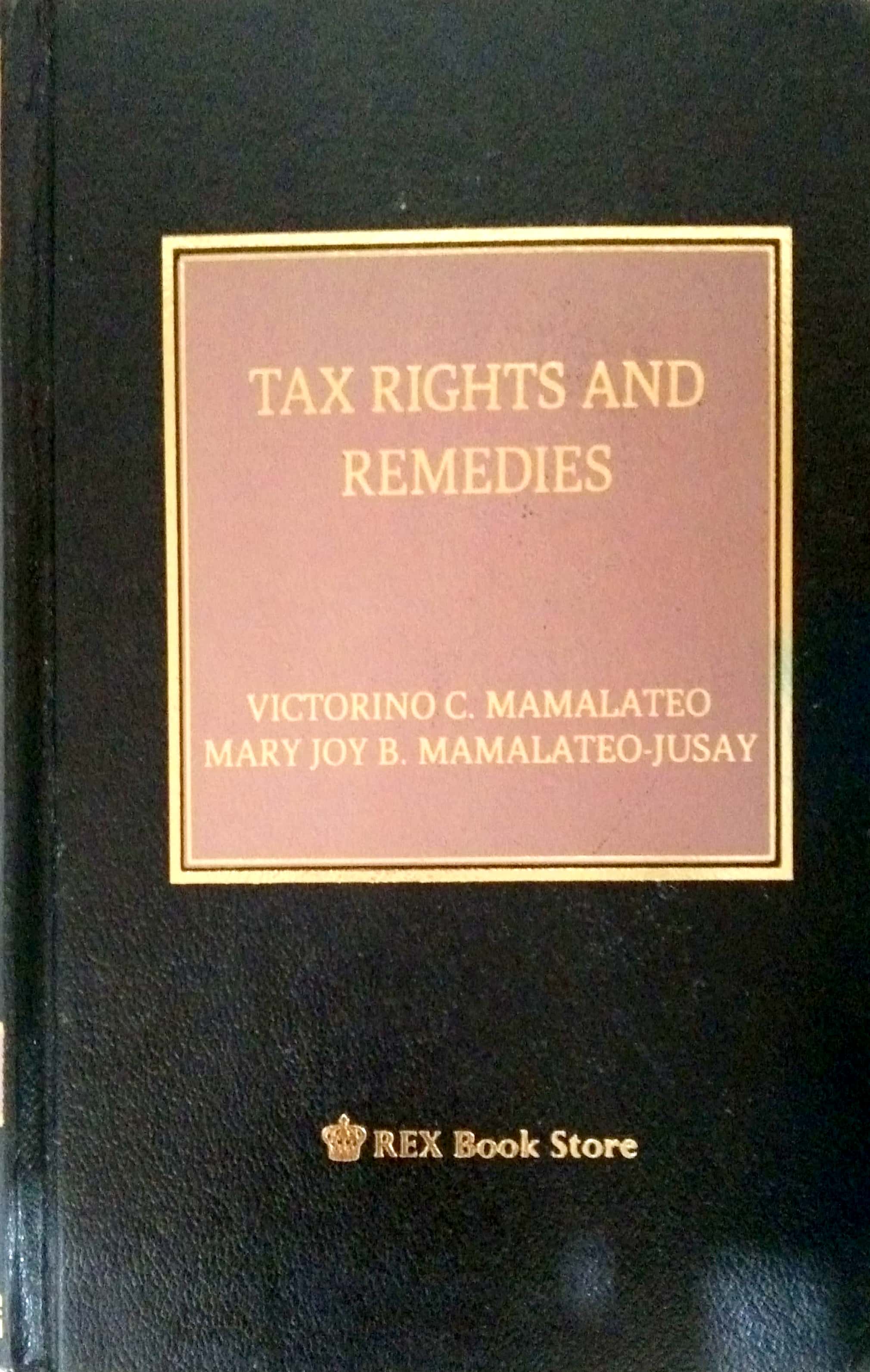 Book cover: Tax rights and remedies