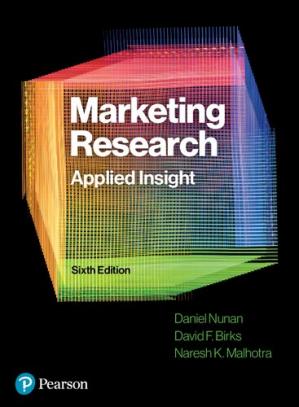 Book cover: Marketing research : applied insight