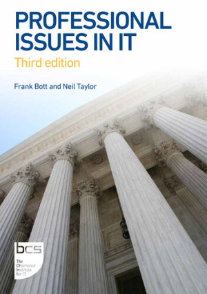 Book cover: Professional issue in IT