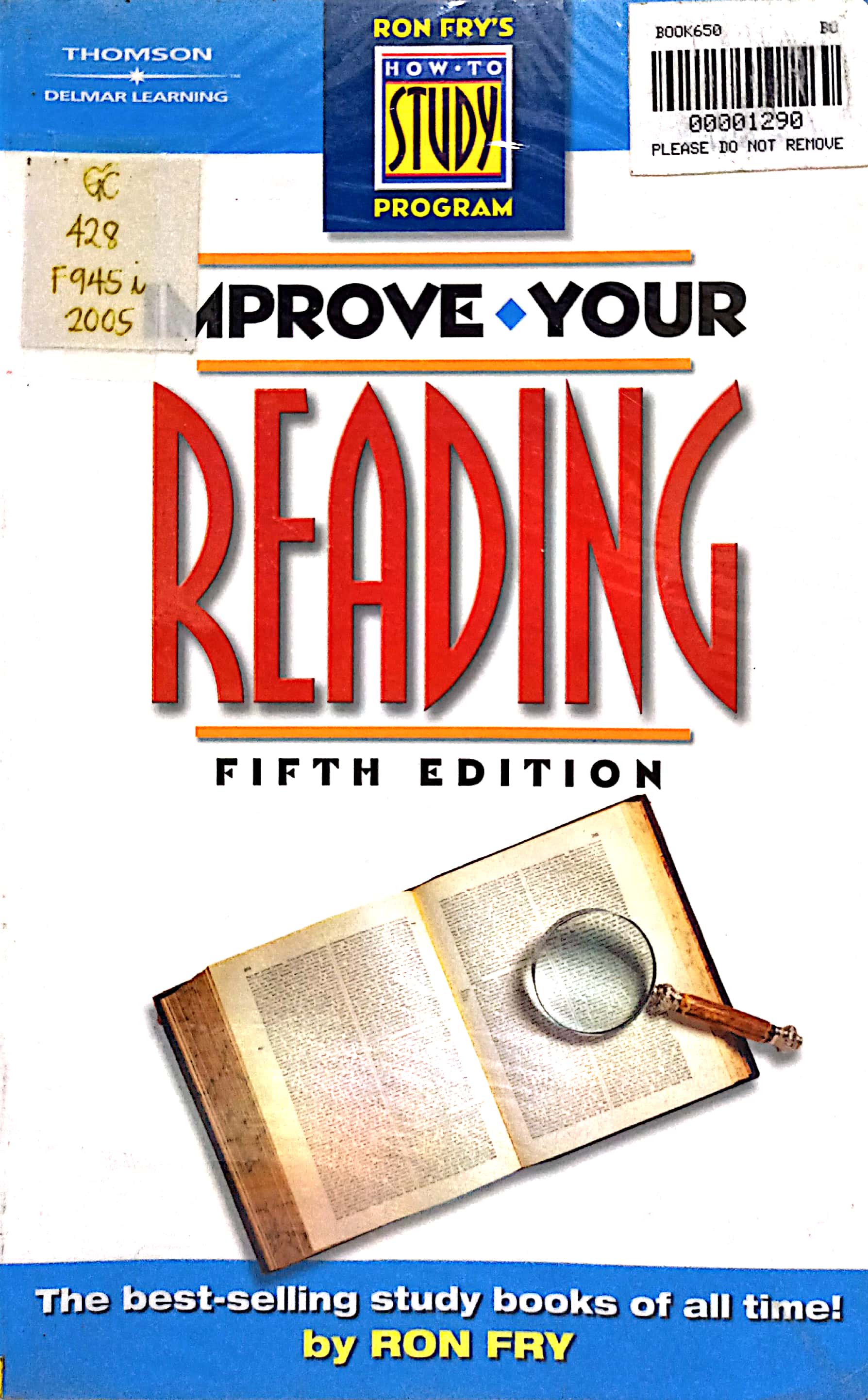 Book cover: Improve your reading