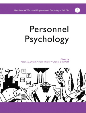 Book cover: Handbook of work and organizational psychology : personnel psychology