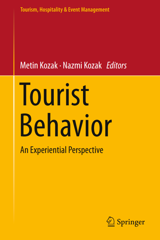 Book cover: Tourist behavior: an experiential perspective.