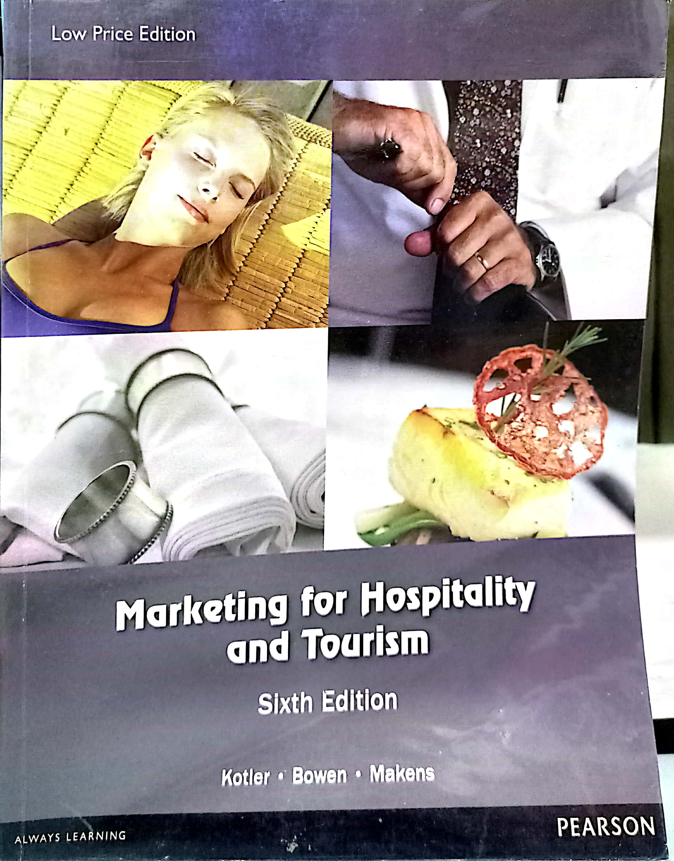 Book cover: Marketing for hospitality and tourism
