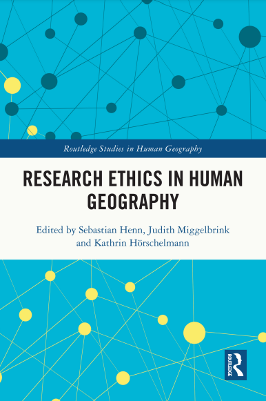 Book cover: Research ethics in human geography.