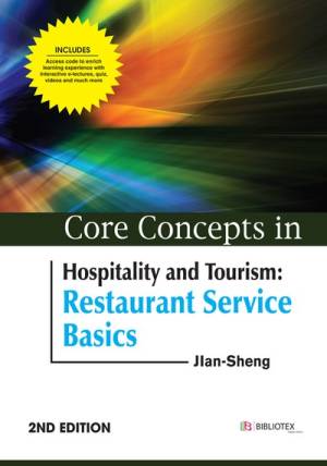 Book cover: Core concepts in hospitality and tourism : restaurant service basics