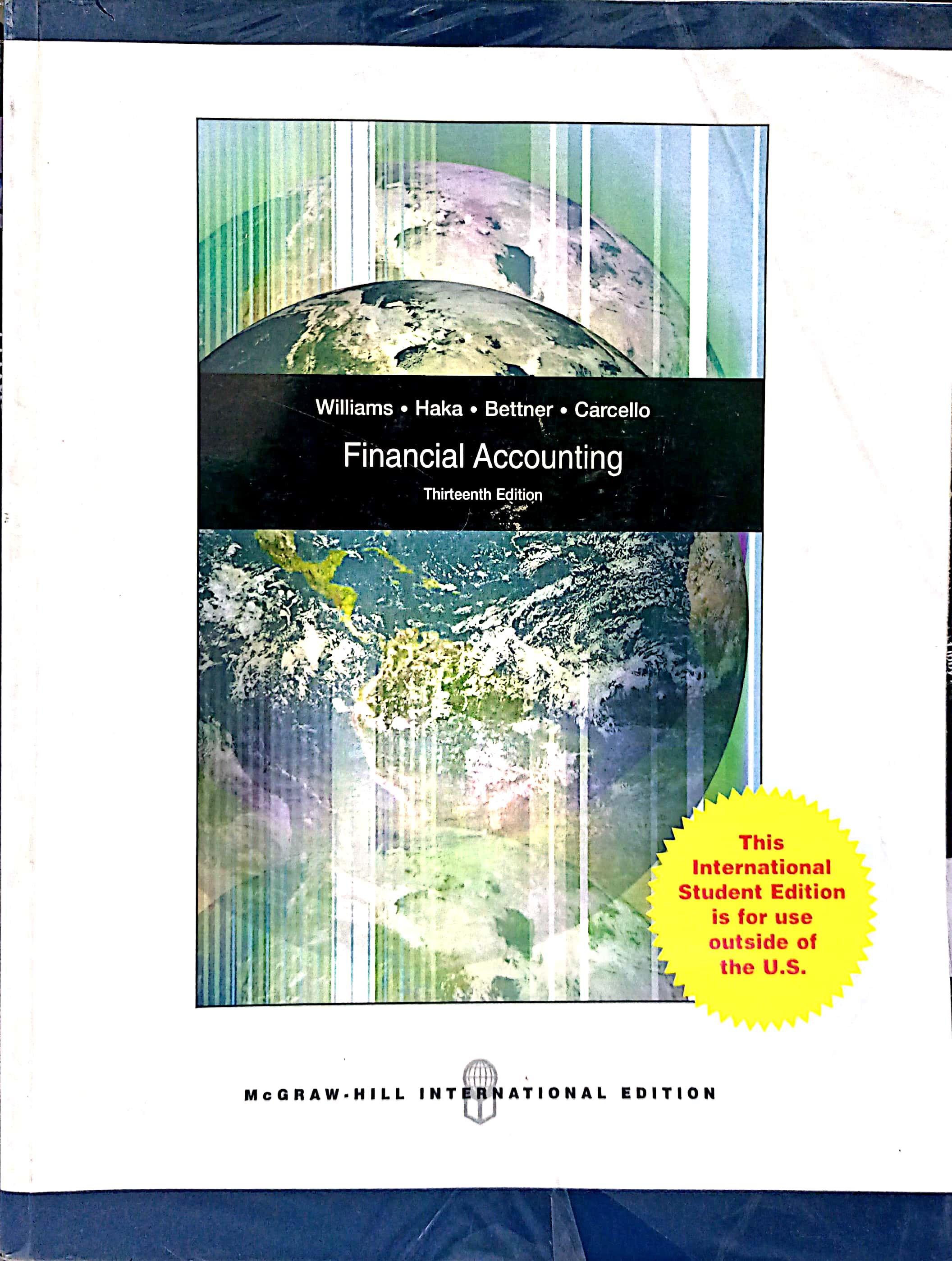 Book cover: Financial accounting