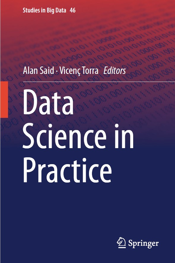 Book cover: Data science in practice.