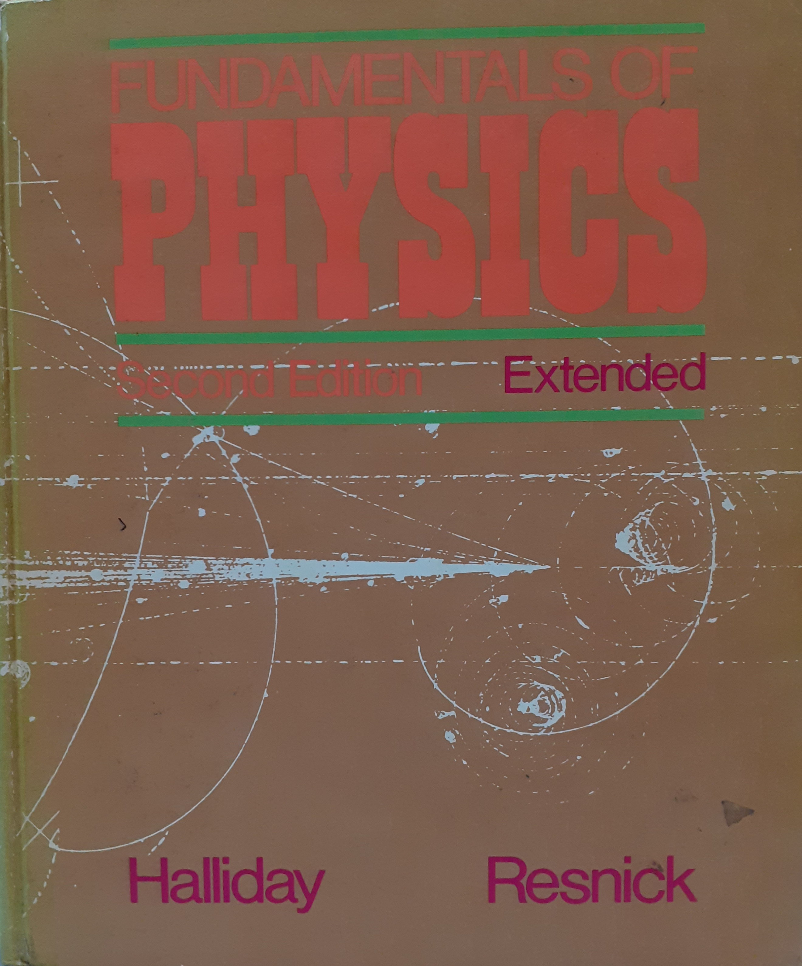 Book cover: Fundamentals of physics