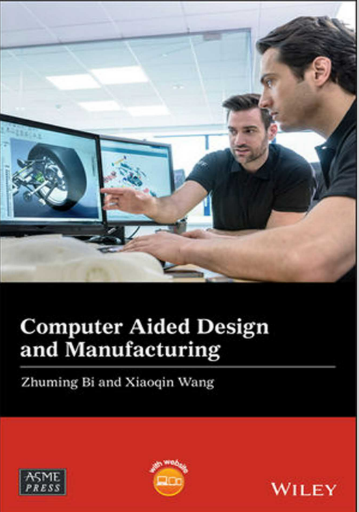 Book cover: Computer aided design and manufacturing