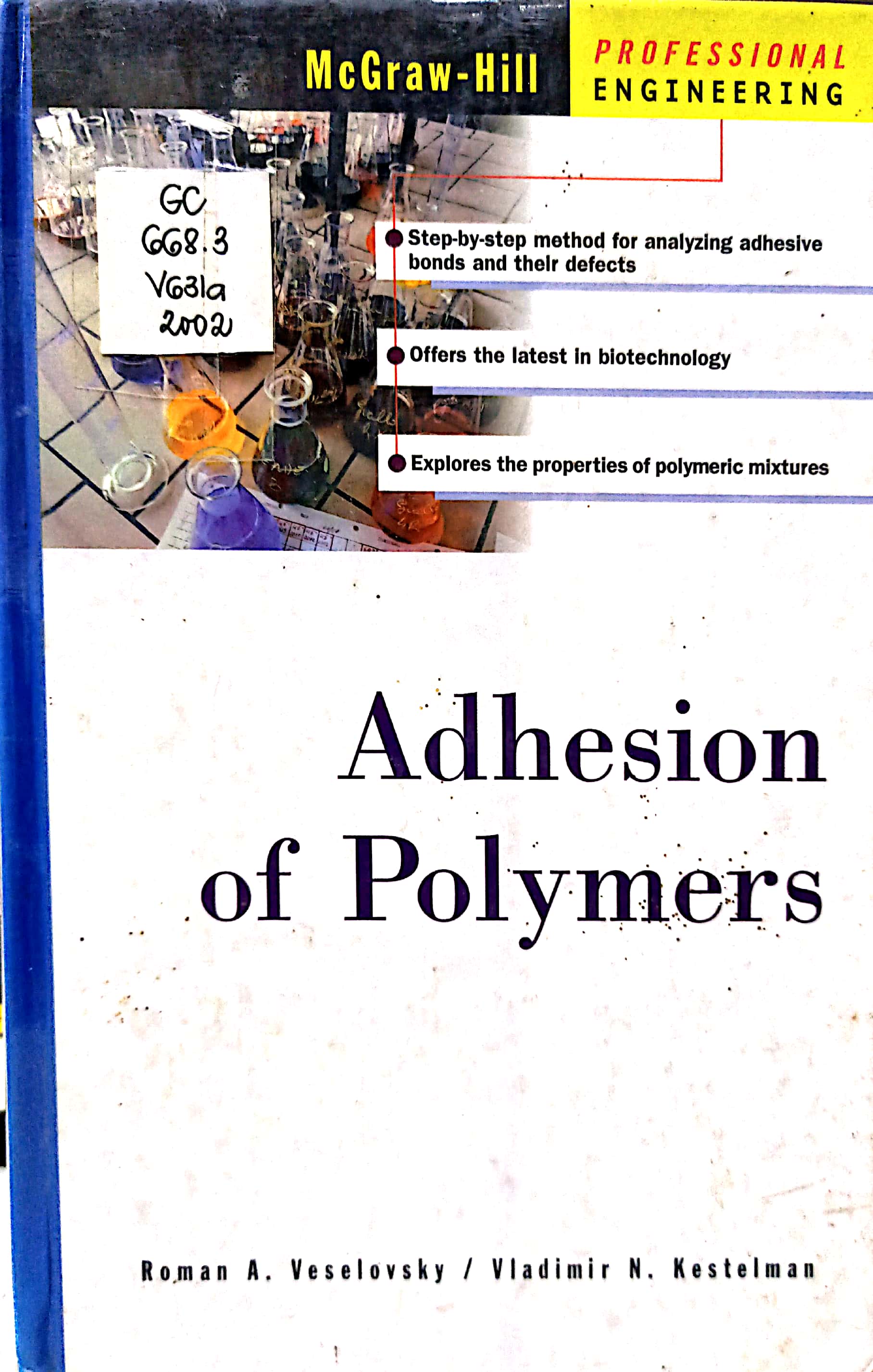 Book cover: Adhesion of polymers