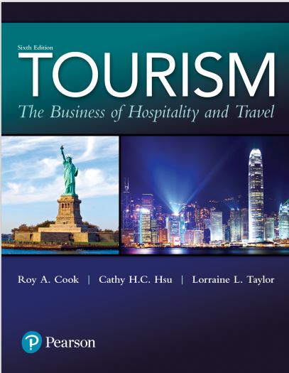 Book cover: Tourism: the business of hospitality and travel.