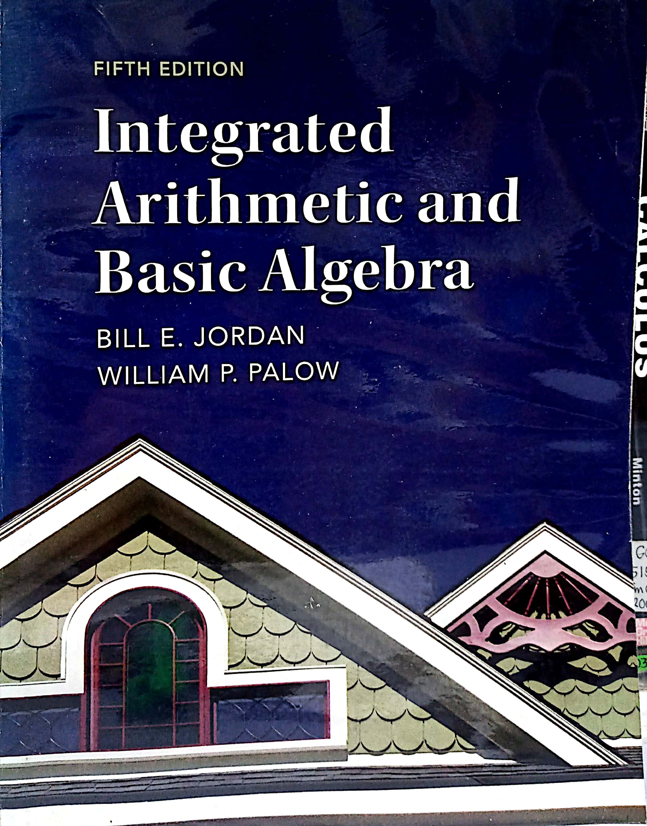 Book cover: Integrated arithmetic and basic algebra