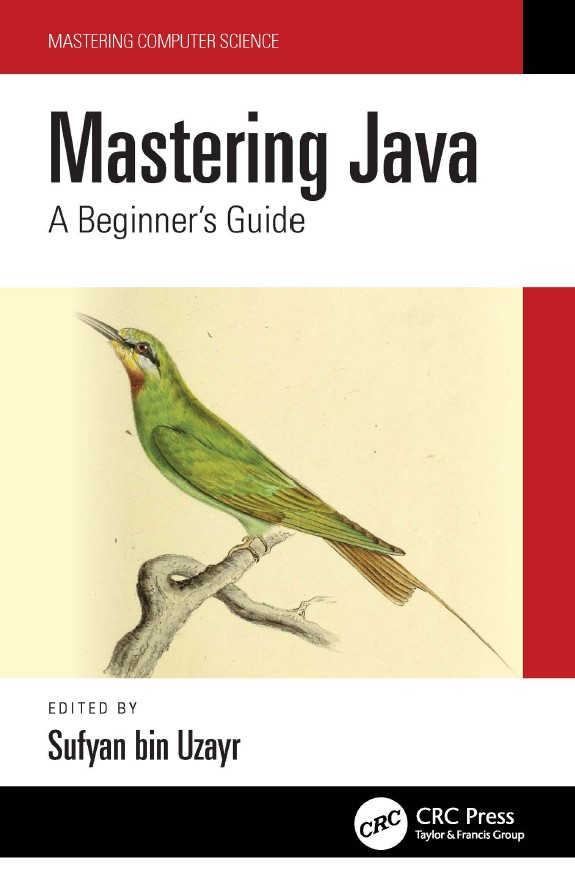 Book cover: Mastering Java: a beginner's guide.