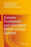 Book cover: Selvanathan economic development and consumption patterns in Asian countries