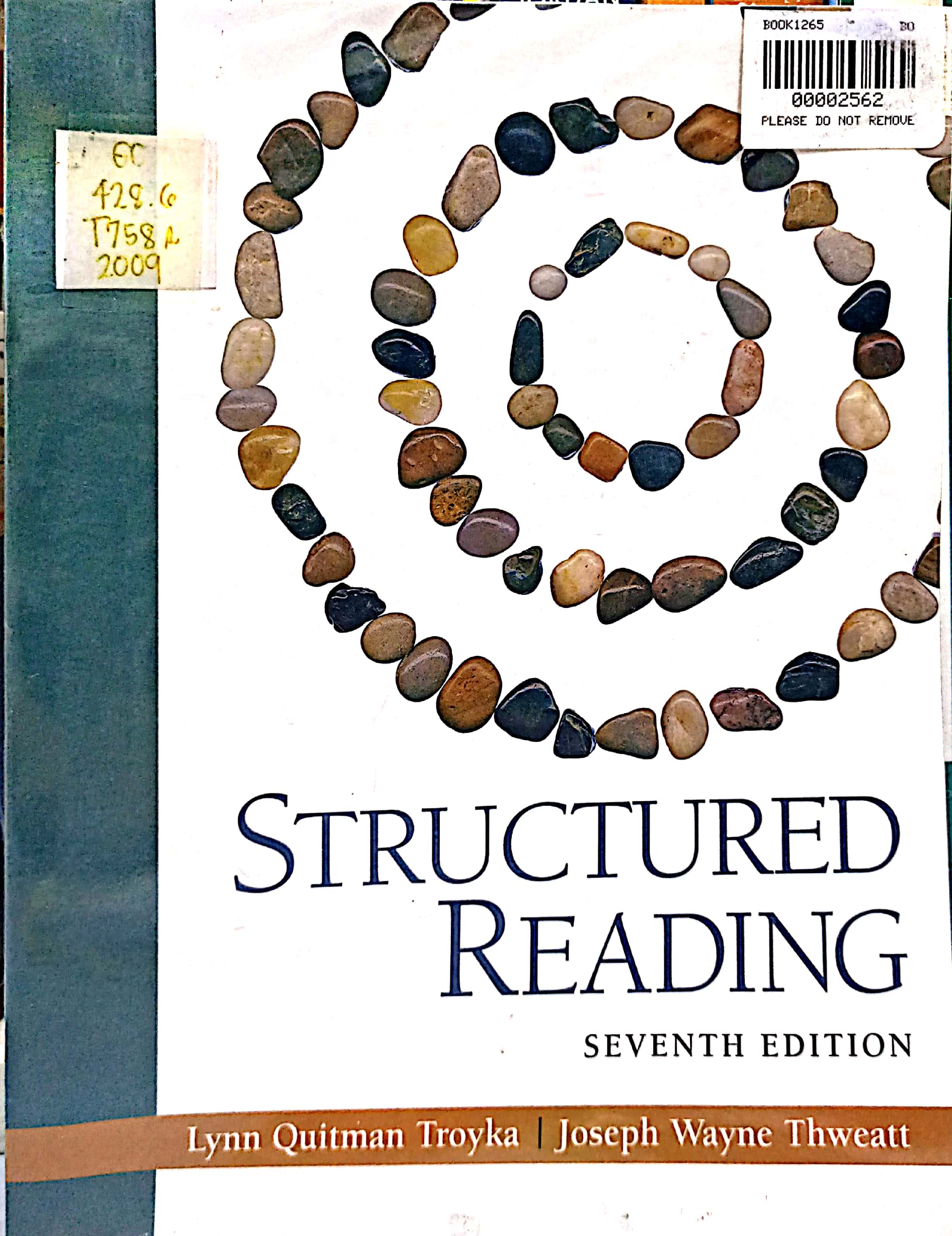 Book cover: Structured reading