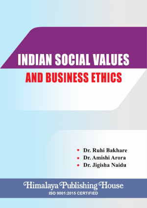 Book cover: Indian social values and business ethics