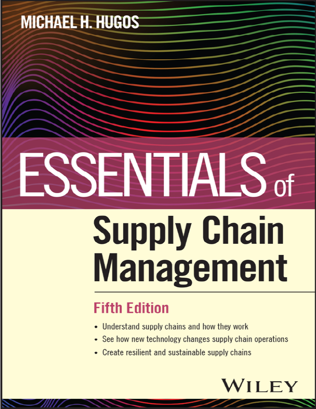 Book cover: Essentials of supply chain management