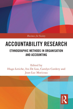 Book cover: Accountability research : ethnographic methods in organisation and accounting