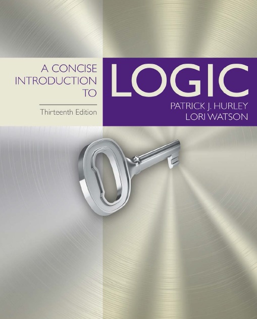 Book cover: A Concise introduction to logic.