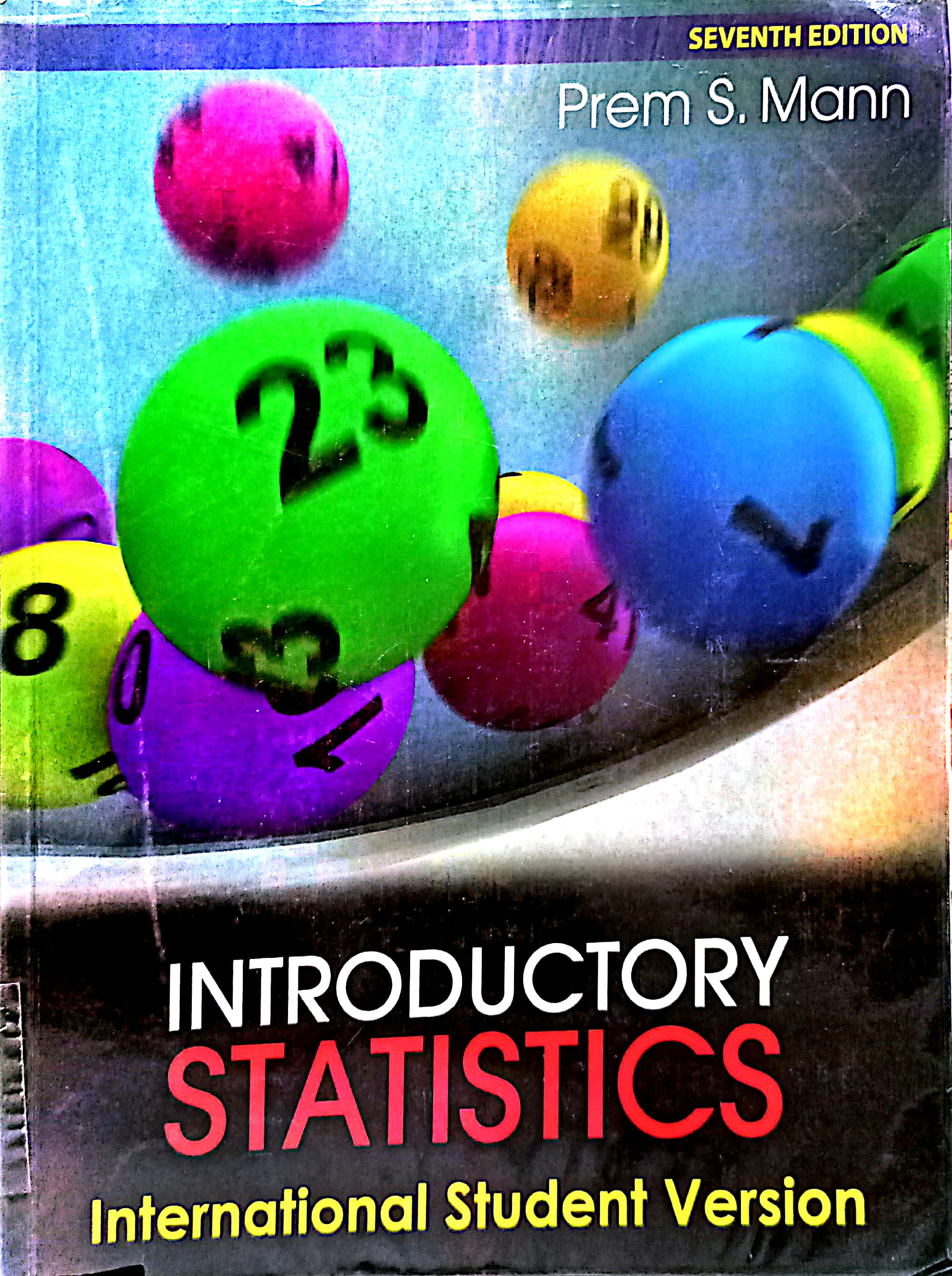 Book cover: Introductory statistics