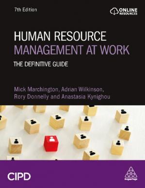 Book cover: Human resource management at work the definitive guide