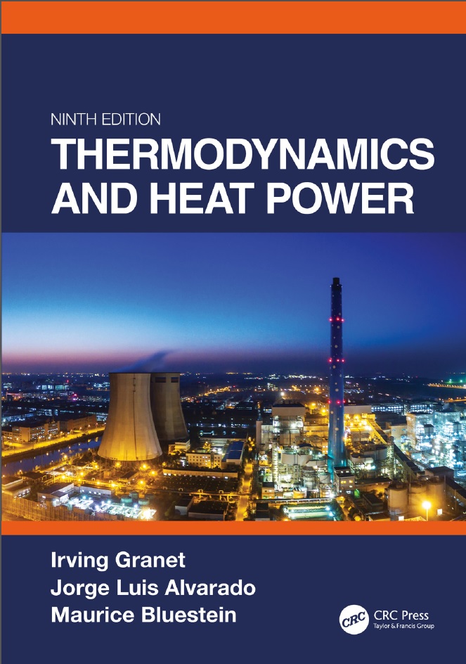 Book cover: Thermodynamics and heat power.