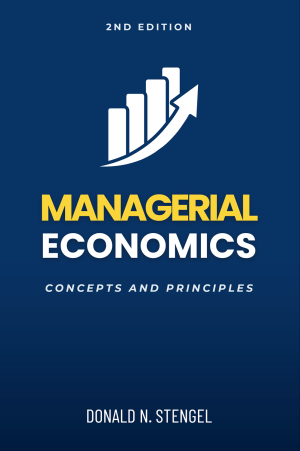 Book cover: Managerial economics : concepts and principles