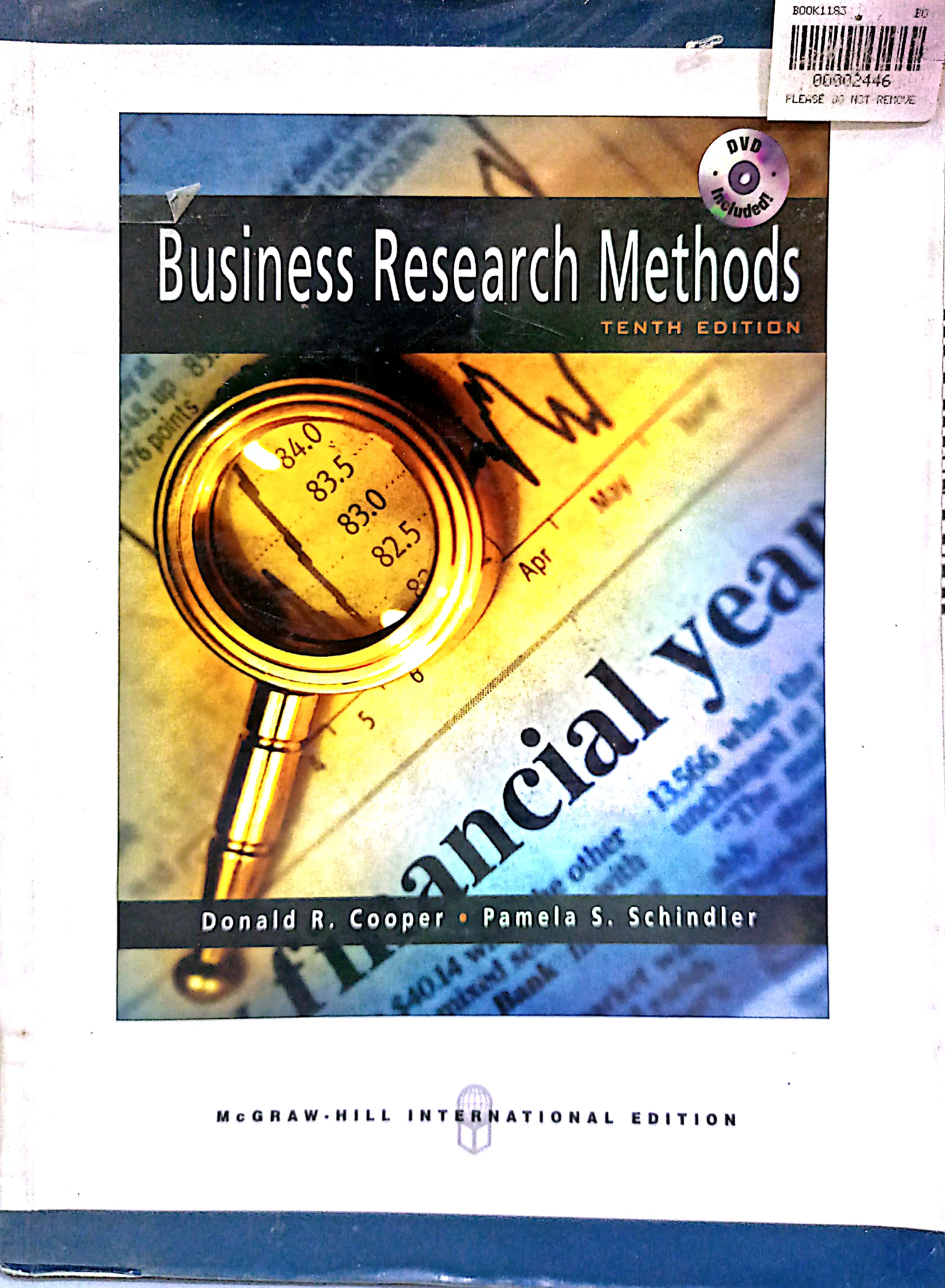 Book cover: Business research methods