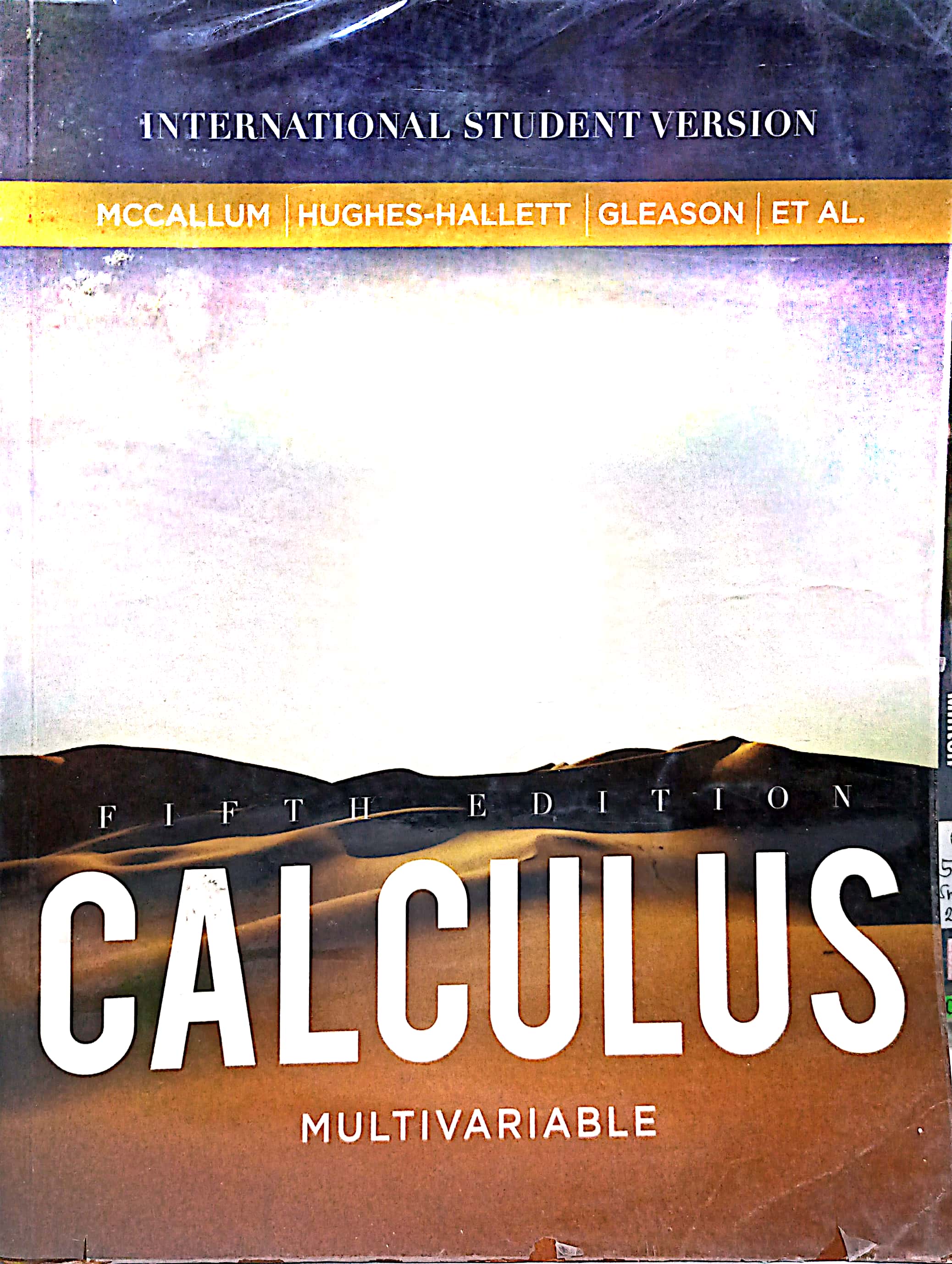 Book cover: Calculus multivariable