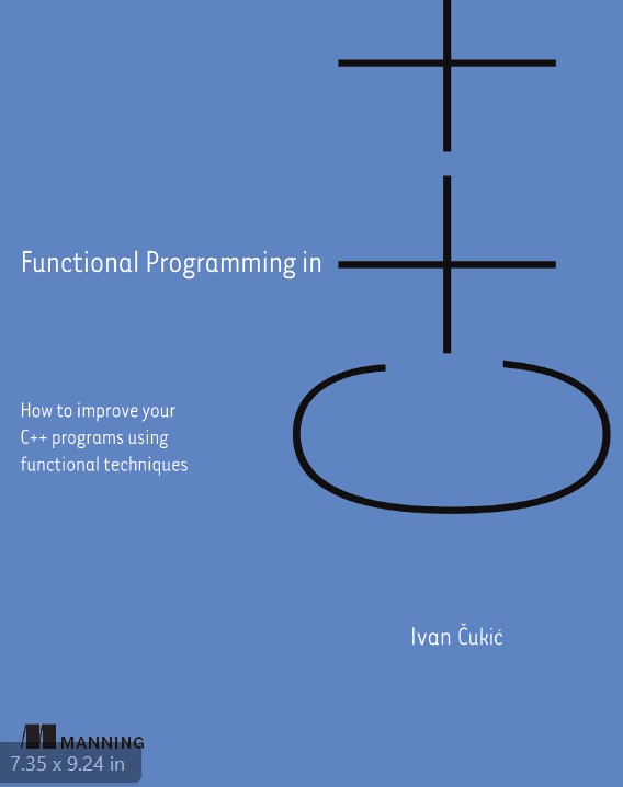 Book cover: Functional programming in C++