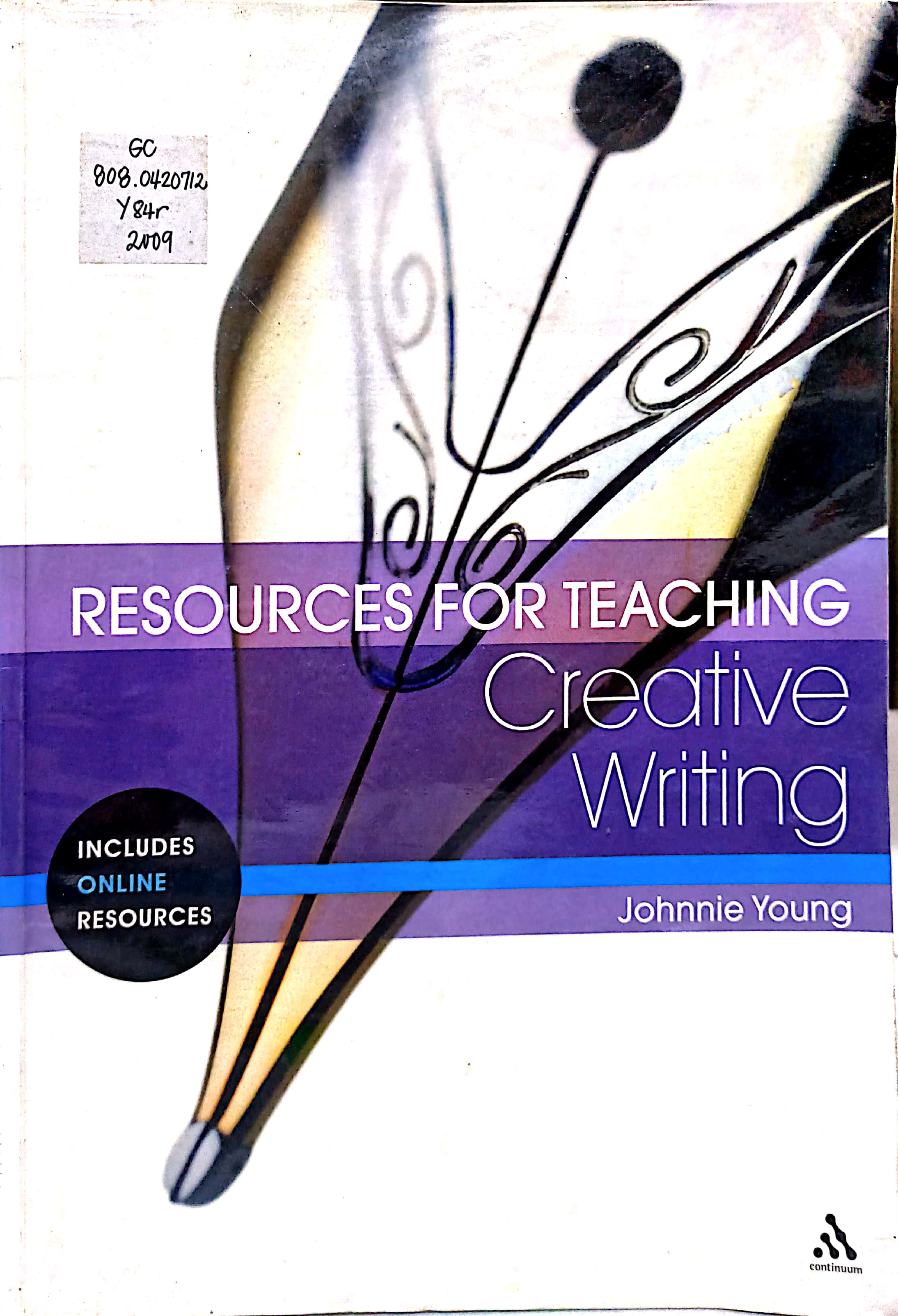 Book cover: Resources for teaching, creative writing