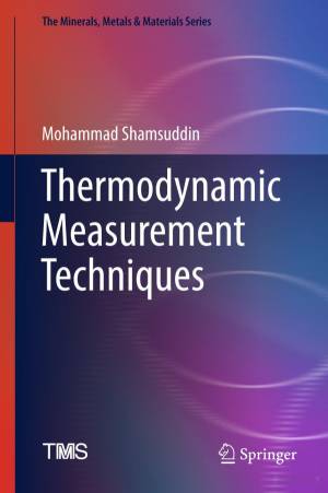 Book cover: Thermodynamic measurement techniques