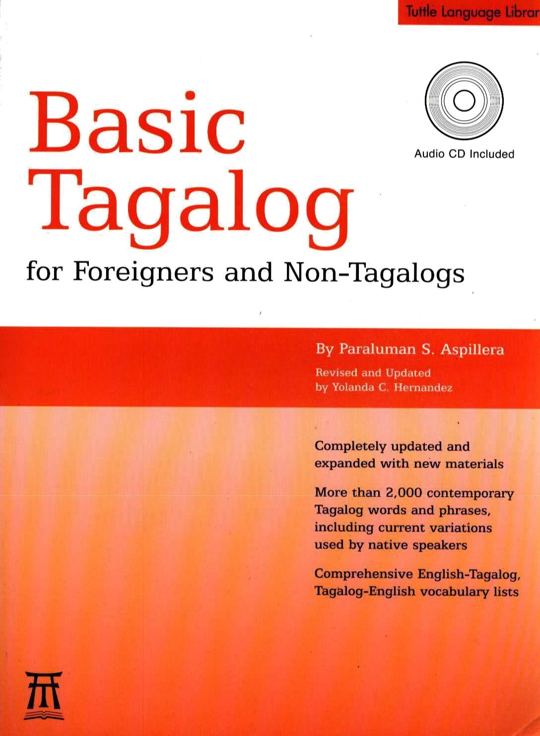 Book cover: Basic tagalog : for foreigner and non-tagalogs