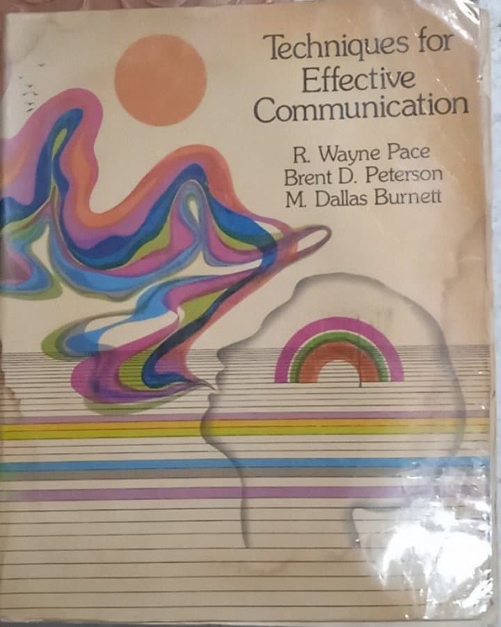 Book cover: Techniques for Effective Communication