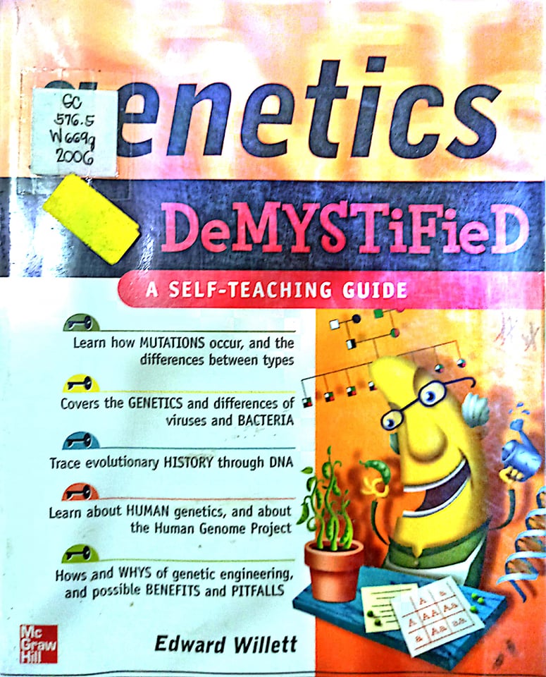 Book cover: Genetics demystified