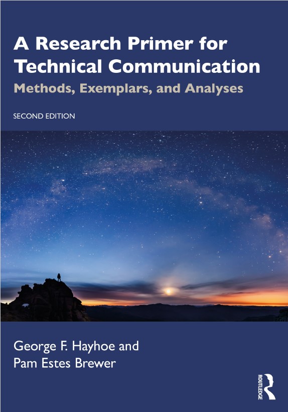 Book cover: A Research primer for technical communication: methods, exemplars, and analyses.