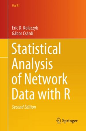 Book cover: Statistical analysis of network data with r