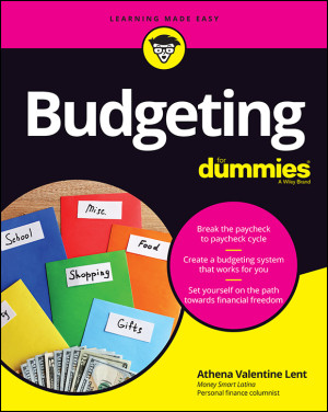 Book cover: Budgeting for dummies