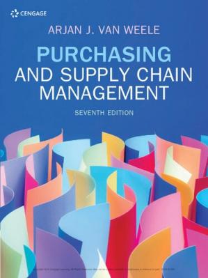 Book cover: Purchasing and supply chain management