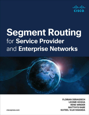Book cover: Segment routing for service provider and enterprise networks