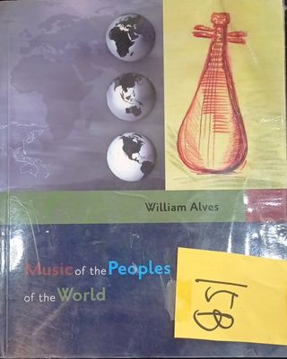 Book cover: Music of the peoples of the orld