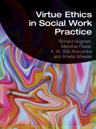 Book cover: Virtue ethics in social work practice.