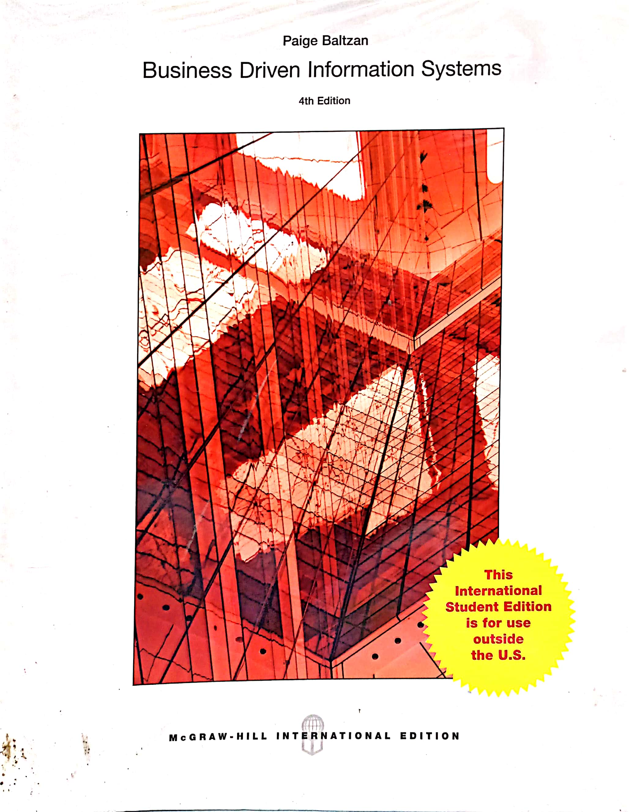 Book cover: Business driven information systems