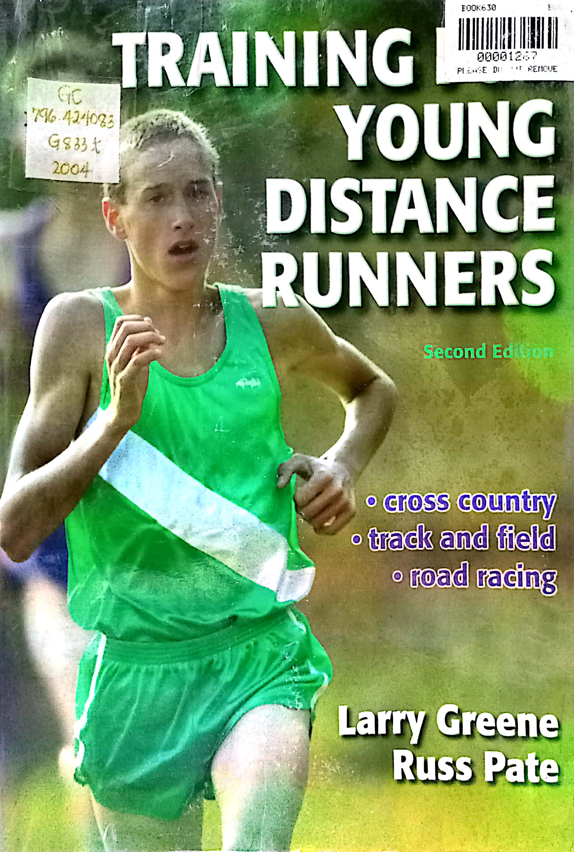 Book cover: Training for young distance runners