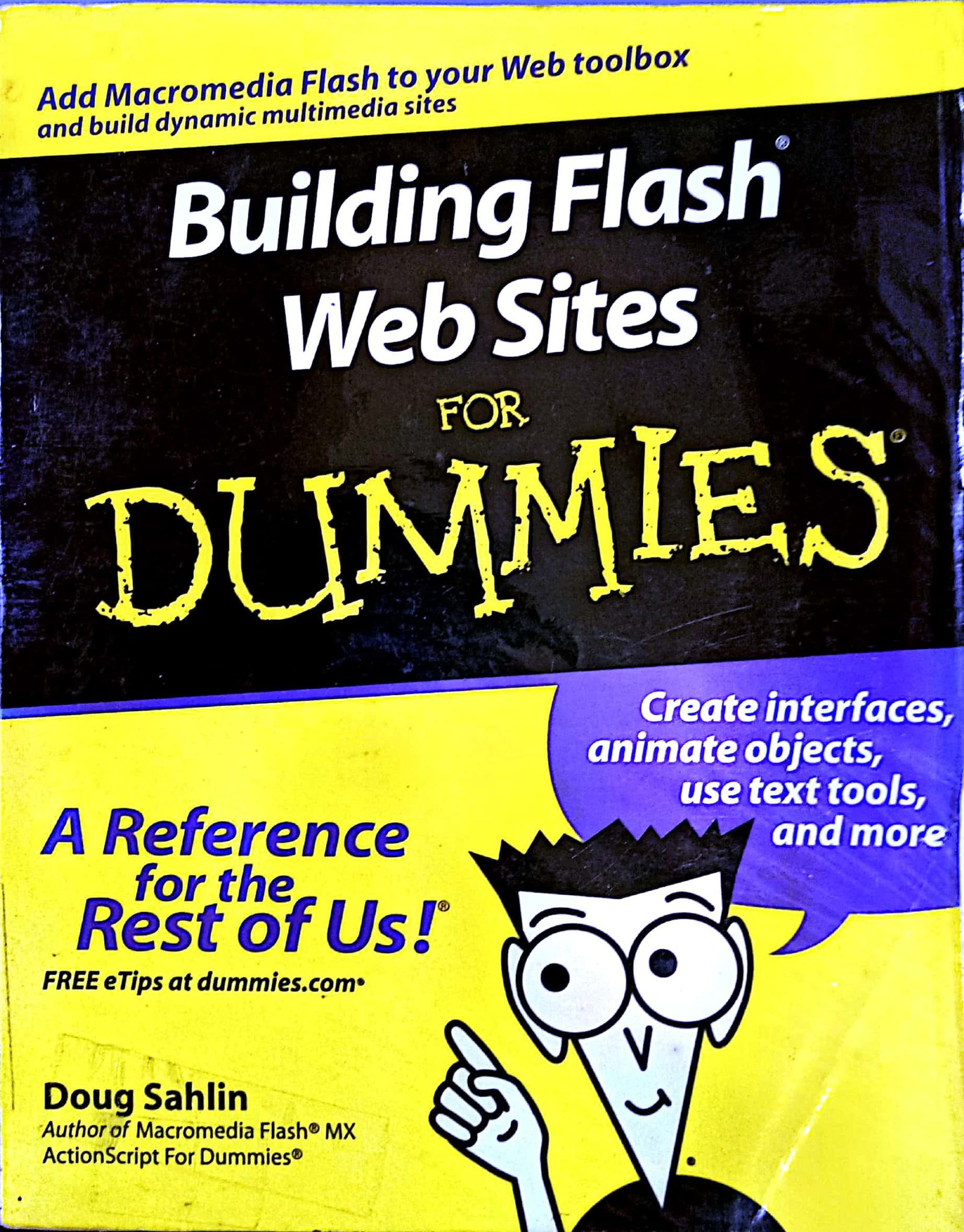 Book cover: Building flash websites for dummies
