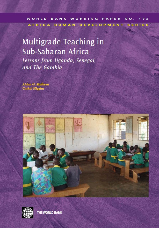 Book cover: Multigrade teaching in sub Saharan Africa: lessons from Uganda, Senegal, and the Gambia